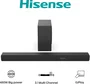Hisense HS3100 Barra de Sonido 3.1 Canales 480W con Subwoofer Inalámbrico - Negro - Bluetooth 5.3, HDMI ARC, Dolby Digital, DTS Virtual:X, Modos EQ (Juego, Película)