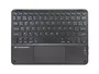 Conceptronic TOBIN01BES Teclado Bluetooth Compacto (Tenkeyless) Touchpad QWERTY Español Negro - Teclado Mini Inalámbrico Universal
