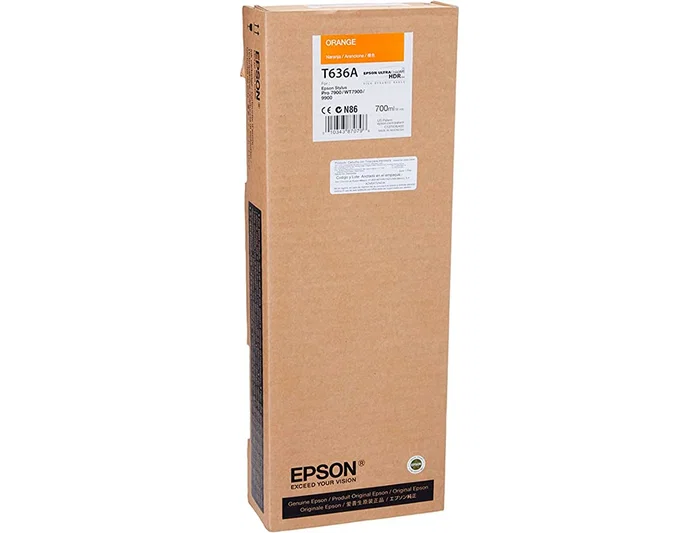 Epson Cartucho T636A00 Naranja 700 ml Epson Cartucho T636A00 Naranja 700 ml