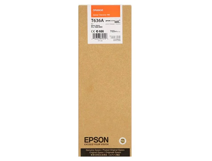 Epson Cartucho T636A00 Naranja 700 ml Epson Cartucho T636A00 Naranja 700 ml