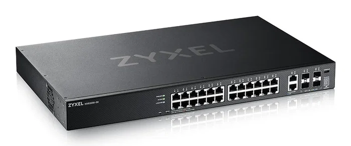 Zyxel XGS2220-30-EU0101F Switch Gestionado L3 con 24 Puertos Gigabit y 4 SFP+ Zyxel XGS2220-30-EU0101F Switch Gestionado L3 con 24 Puertos Gigabit y 4 SFP+