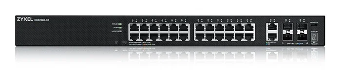 Zyxel XGS2220-30-EU0101F Switch Gestionado L3 con 24 Puertos Gigabit y 4 SFP+ Zyxel XGS2220-30-EU0101F Switch Gestionado L3 con 24 Puertos Gigabit y 4 SFP+