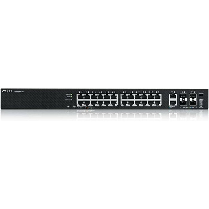 Zyxel XGS2220-30-EU0101F Switch Gestionado Capa 3 con 24 Puertos Gigabit y 4 SFP+