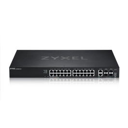 Zyxel XGS2220-30-EU0101F Switch Gestionado L3 Gigabit Ethernet 24 Puertos RJ45 + 4 Puertos SFP+ Negro