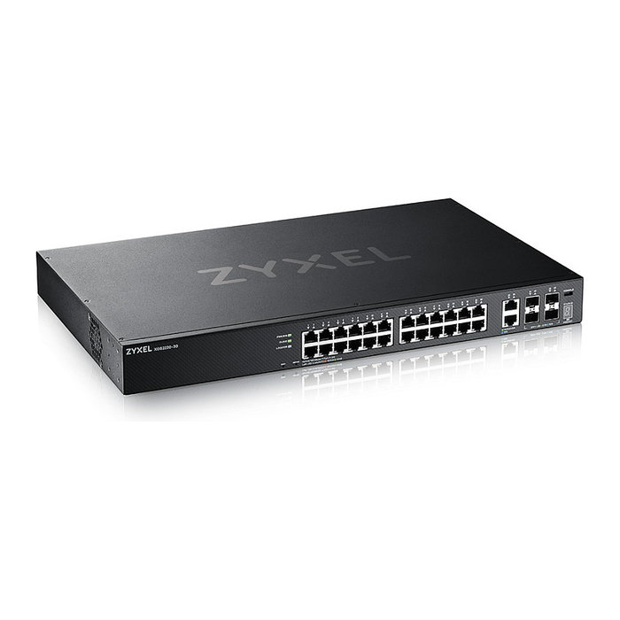 Zyxel XGS2220-30 Switch Gestionado L3 24 Puertos Gigabit Ethernet 2 Puertos 10G 4 SFP+ Montaje en Rack