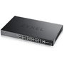 Zyxel XGS2220-30 Switch 24 Puertos Gigabit + 4 Puertos SFP+ 10G, Smart Managed, 30 Puertos Totales, Rack 1U, Modelo EU0101F