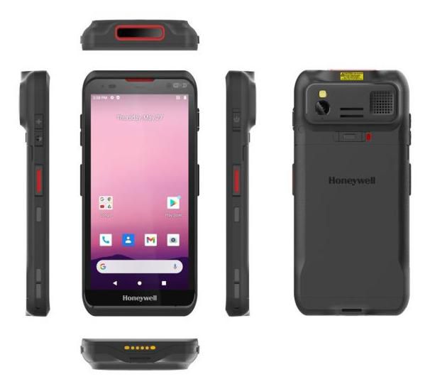 Honeywell EDA56 Ordenador Móvil 5.5" 1440 x 720p Gorilla Glass 5 6/128GB Qualcomm Snapdragon SM6115 13/5 MP Li-Ion 4500 mAh Android 11 Negro