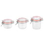 La Mediterranea Tarro Hermético Vidrio Clip 150 ml (36 Unidades)