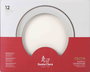 Santa Clara Vajilla Celtia 12 Piezas, Plato 27 cm, Incluye Plato Llano, Plato Hondo y Plato Postre, porcelana (2 Unidades)