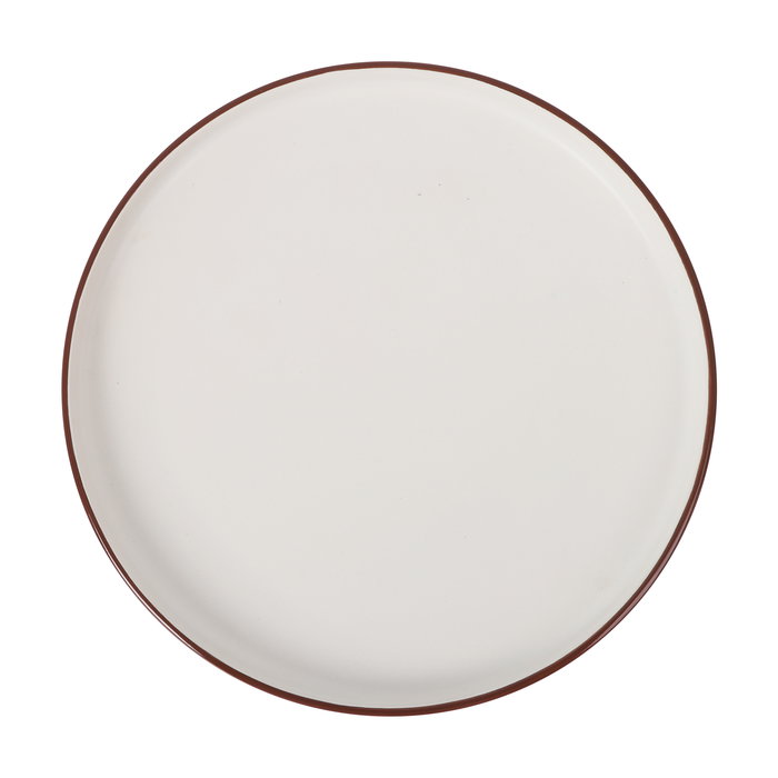 Santa Clara Vajilla Celtia 12 Piezas, Plato 27 cm, Incluye Plato Llano, Plato Hondo y Plato Postre, porcelana (2 Unidades)