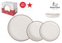 Santa Clara Vajilla Celtia 12 Piezas, Plato 27 cm, Incluye Plato Llano, Plato Hondo y Plato Postre, porcelana (2 Unidades)