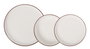 Santa Clara Vajilla Celtia 12 Piezas, Plato 27 cm, Incluye Plato Llano, Plato Hondo y Plato Postre, porcelana (2 Unidades)