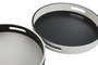 DKD Home Decor Bandeja MDF 35x35x5 cm Surtida en Blanco y Negro