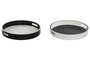 DKD Home Decor Bandeja MDF 35x35x5 cm Surtida en Blanco y Negro