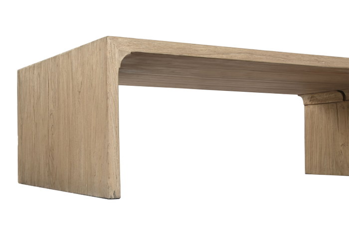 DKD Home Decor Mesa Centro Minimal bs1c25 Olmo Macizo 160 x 80 x 44 cm