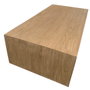 DKD Home Decor Mesa Centro Minimal bs1c25 Olmo Macizo 160 x 80 x 44 cm