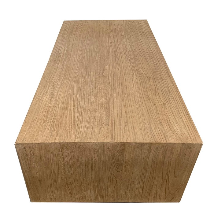 DKD Home Decor Mesa Centro Minimal bs1c25 Olmo Macizo 160 x 80 x 44 cm