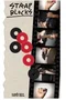 Ernieball Strap Blocks para Guitarra, Rojo y Negro, 4 Piezas