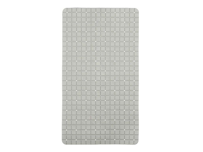 Berilo Alfombra Baño Antideslizante Cuadros Gris PVC 6 x 28 x 6 cm (Set de 6)