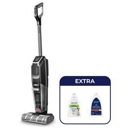 Bissell CrossWave OmniForce 3999N Aspiradora vertical multifunción fregadora, sin bolsa, batería de litio 25.9V, 30 min, 22 AW, negro, gris