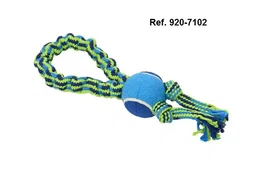 Buster Juguete Perro Cuerda Elastic Pelota Tenis 33 cm Kruuse