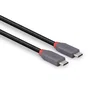 Lindy 36947 Cable USB USB4 Gen 3x2 USB-C a USB-C 0.8 m Negro
