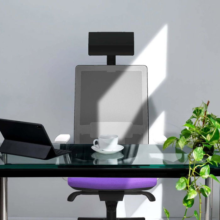 PIQUERAS Y CRESPO Silla de oficina Horna con mecanismo Sincro, Gris y Negro PIQUERAS Y CRESPO Silla de oficina Horna con mecanismo Sincro, Gris y Negro