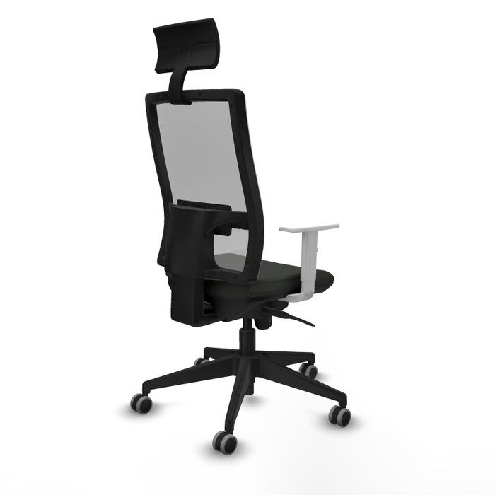 PIQUERAS Y CRESPO Silla de oficina Horna con mecanismo Sincro, Gris y Negro PIQUERAS Y CRESPO Silla de oficina Horna con mecanismo Sincro, Gris y Negro