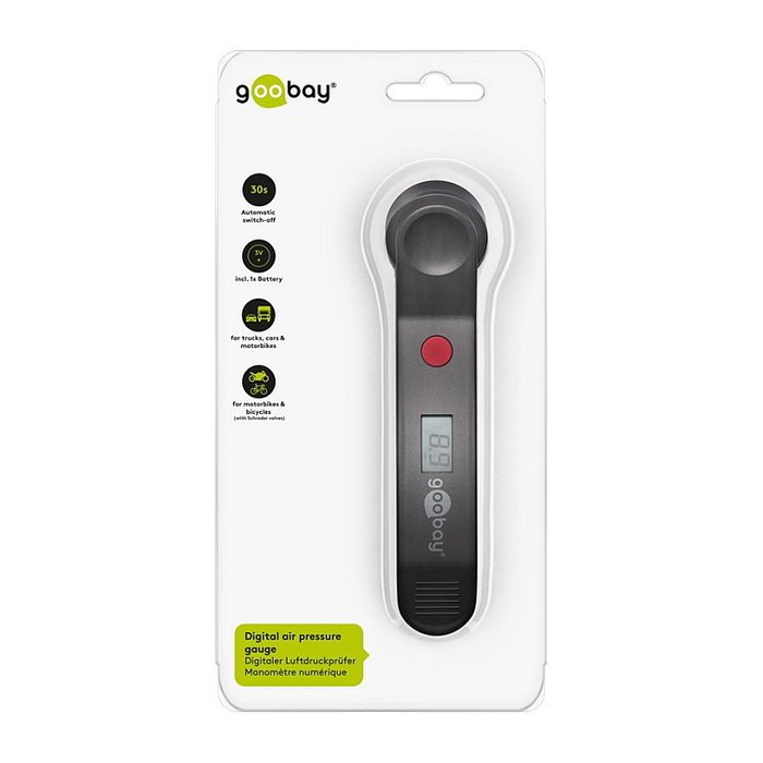 Wentronic GmbH Goobay 59799 Manómetro Digital de Presión