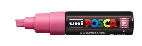 Posca Marcador PC-8K Rosa Punta Biselada 8,0 mm