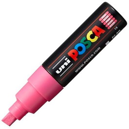 POSCA Marcador PC-8K No Permanente Punta Biselada 8.0 mm Rosa