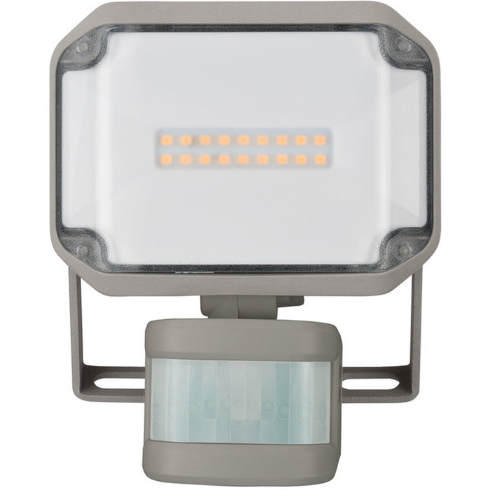 Foco LED Brennenstuhl AL E 10 W 1010 Lm Gris Detector de Movimiento (3000 K)