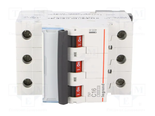 LEGRAND Interruptor magnetotérmico S300 TX 16A 3P Característica C