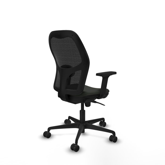 PIQUERAS Y CRESPO Silla de oficina Jorquera con mecanismo Sincro, color Negro