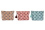 DKD Home Decor Neceser Mediterraneo Colección Zambia Marron Coral 5 x 25 x 20 cm (3 Unidades)