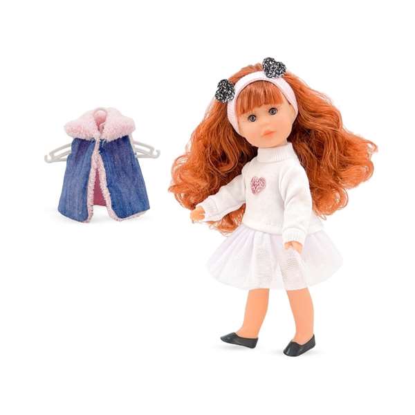 Berjuan Muñeca Irene Pelirroja Armario + Vestido Ref: 1018-24 22 cm