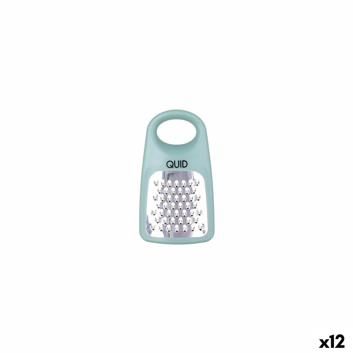 Quid Rallador Acero Inoxidable Ozon 13x7,5 cm Verde (12 Unidades)