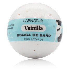 LABNATUR BIO Bomba de Baño Espumosa Vainilla con Pétalos 12x140g