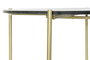 DKD Home Decor Mesa Centro Glam 81 x 44 x 81 cm Mármol Hierro Negro Dorado