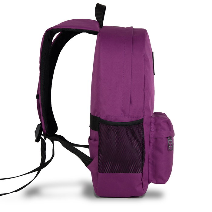 Zoozie Bags 8695 Bolsa para Portátil Resistente al Agua con USB Integrado, Hasta 15.6 Pulgadas, Color Ciruela