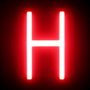 Green Ice Letra LED Neon H (97x161x38 mm)