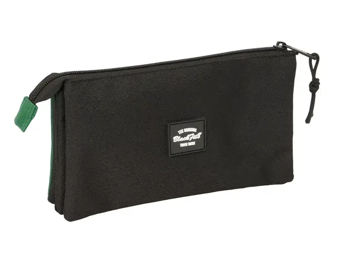 Safta Estuche Portatodo Blackfit Chico Varsity Triple Blackfit