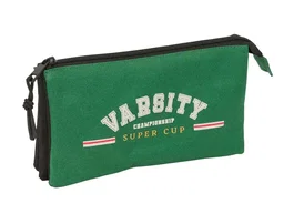 Safta Estuche Portatodo Blackfit Chico Varsity Triple Blackfit