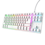 Trust GXT 833 Thado TKL Teclado Mecánico Gaming Blanco RGB