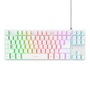 Trust GXT 833 Thado TKL Teclado Mecánico Gaming Blanco RGB