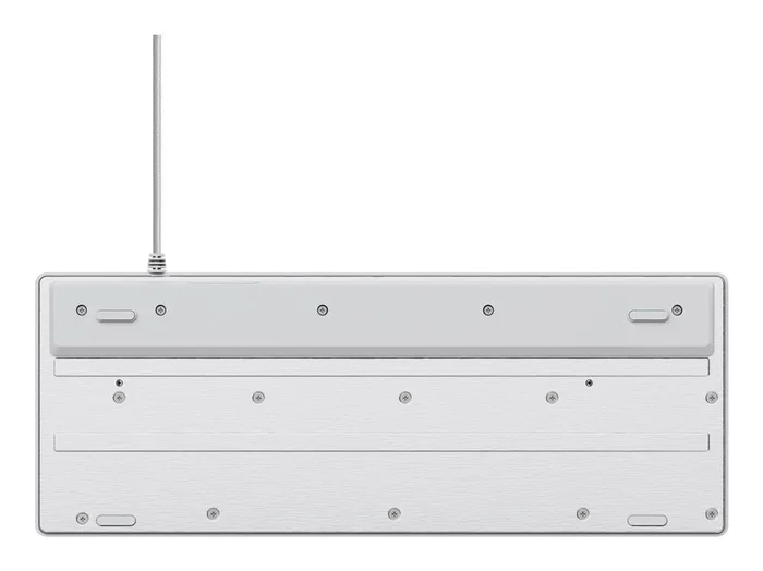 Trust GXT 833W Thado TKL Teclado Gaming Mecánico Tenkeyless USB - Retroiluminación RGB, Interruptor Mecánico, Diseño QWERTY Español, Color Blanco