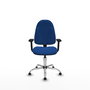 PIQUERAS Y CRESPO Silla de oficina Algarra Azul con Brazos 2D