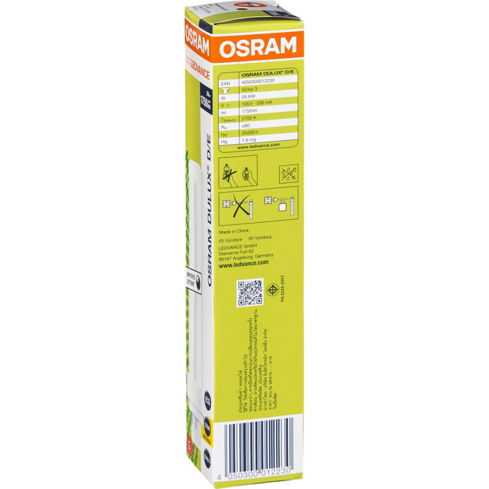 Osram DULUX D/E 26W/827 G24Q-3 FS1 Osram DULUX D/E 26W/827 G24Q-3 FS1
