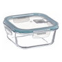 Ovenza Fiambrera Borosilicato Cuadrada Hermética 1200 ml