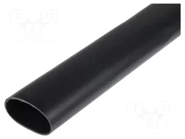HELLERMANNTYTON Tubo termoretráctil con pegamento 44,4mm 6:1 negro